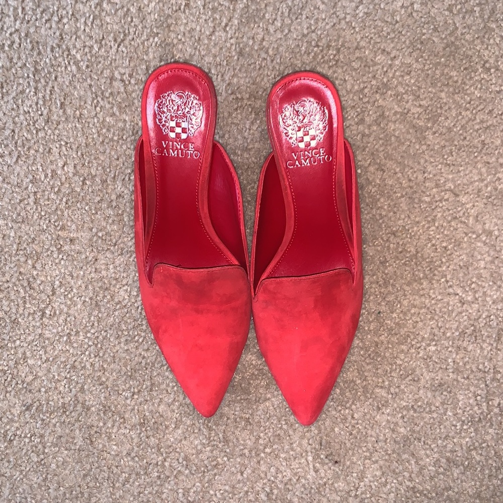 Red Suede Shoes - Picture 2 of 7